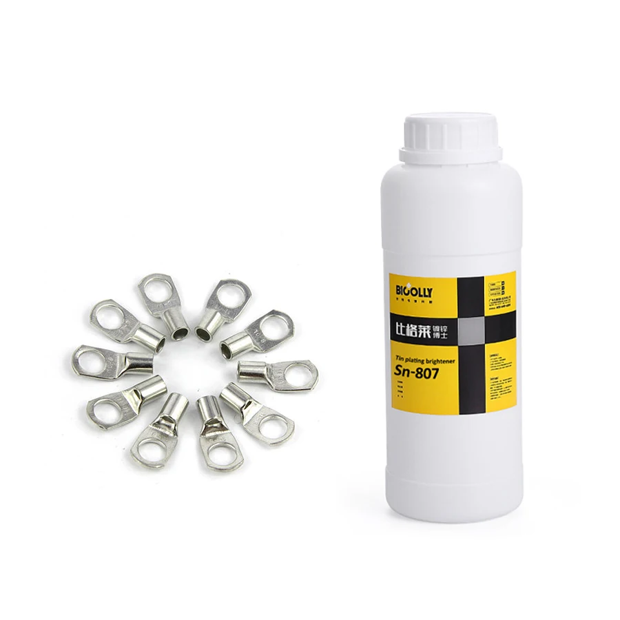 Tin plating solution Sn-807 Acidic tin plating brightener good stability less brittleness Excellent weldability anti-tarnish