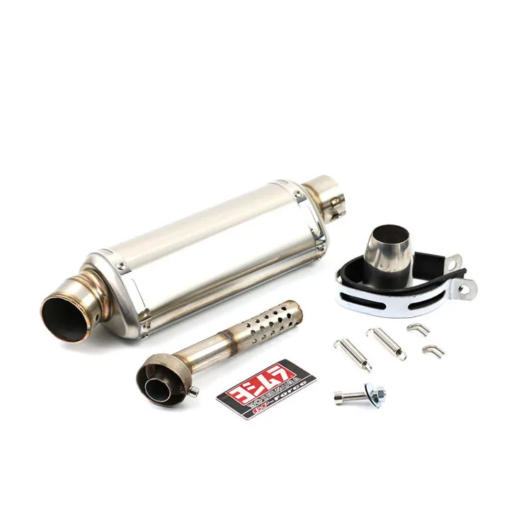 Muffler Silencer Killer Stainless Steel water transfer Motorcycle Triangle Exhaust Tail Pipe For pcx125 tmx530