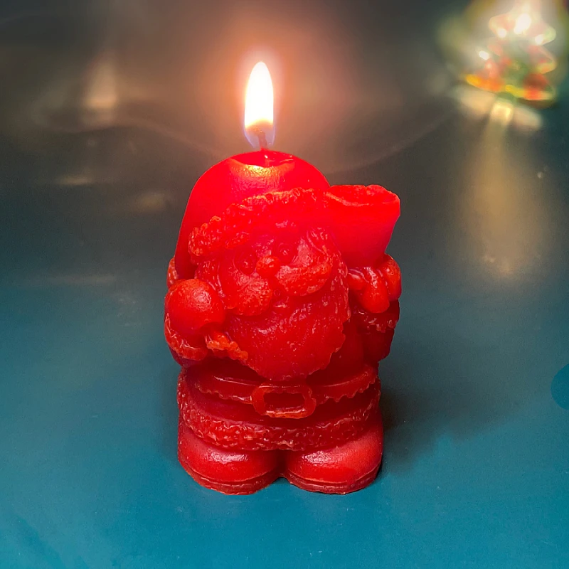 Spot Santa Claus Candles Christmas decorations Christmas candles wholesale support color fragrance custom