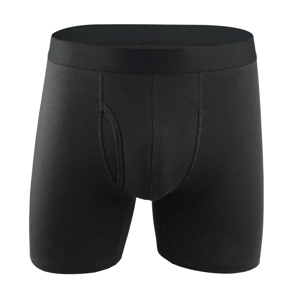 Wholesale Letter Print Cotton Elastic Waistband Underwear Knitted Sport Men Brief Boxers