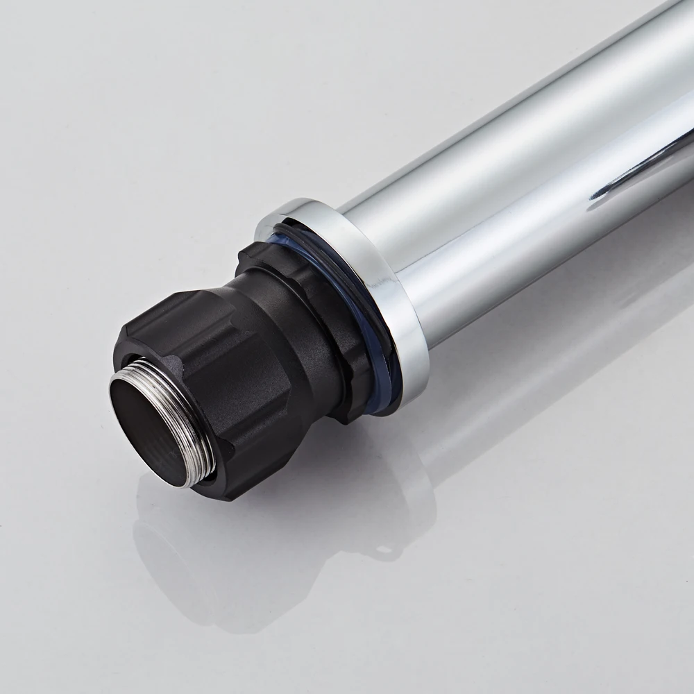 YUNDOOM OEM Bathroom Washbasin Space Aluminium Sink Taps Washbasin Water Spout Basin Mixer Faucet Tap Sliver Basin Mixer Faucet