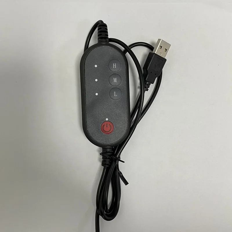 Трехскоростной термостат с выключателем USB H/M/L кабель питания термостата