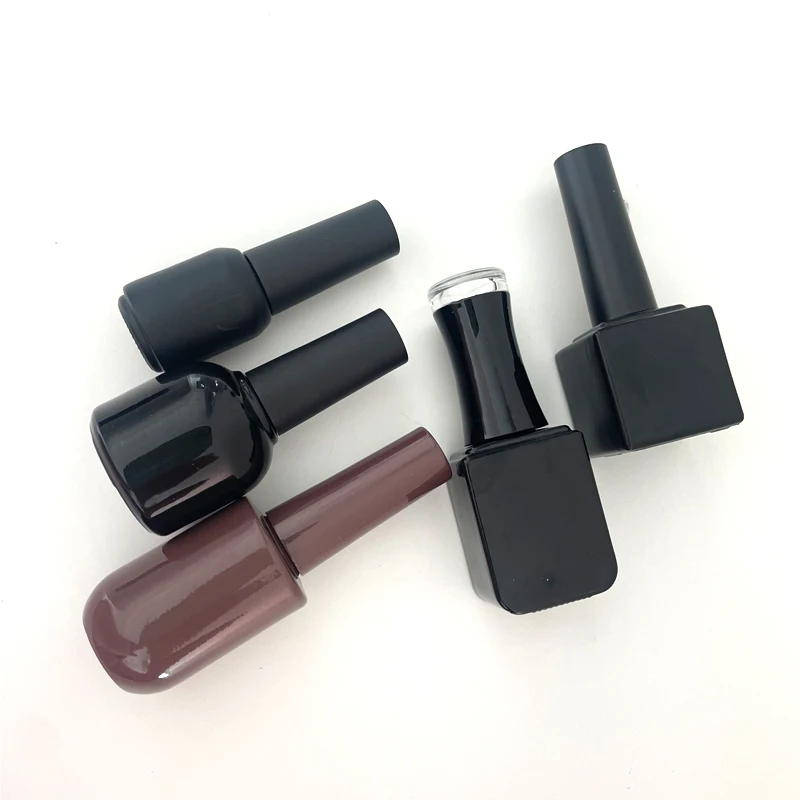 Empty Gel Nail Polish Bottle 15ml Glossy Unique Nail Polish Bottle