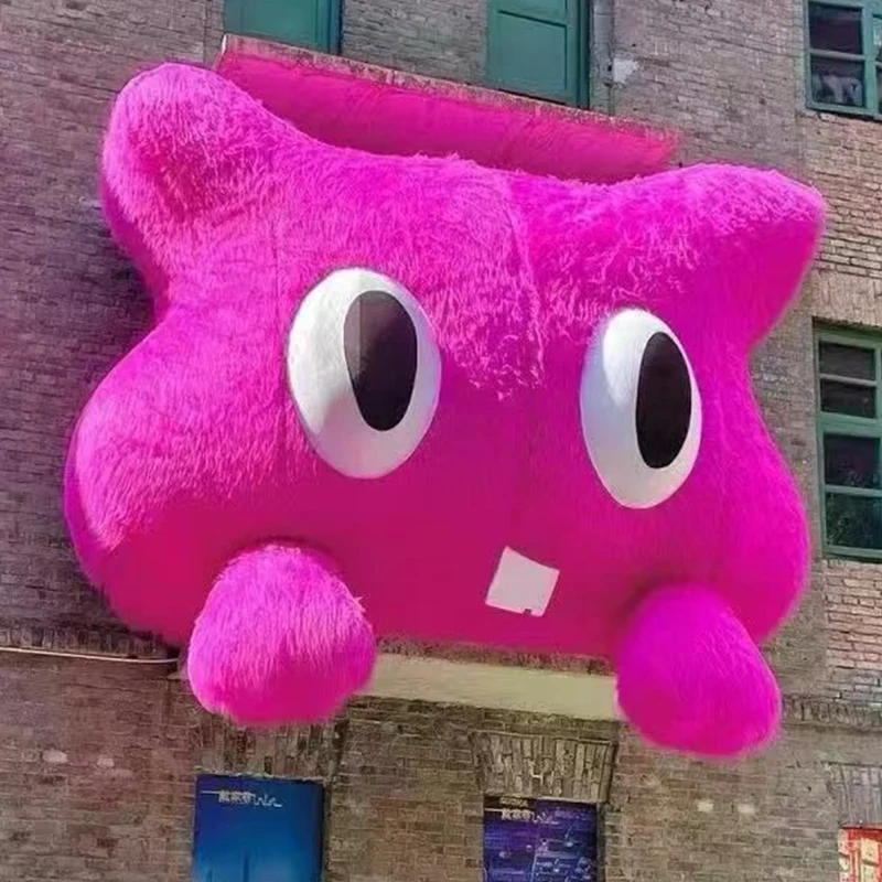 High Quality Plush Inflatable Fur Panda Cartoon Mascot Giant Inflatable Bear for sale advertising for decorations advertising