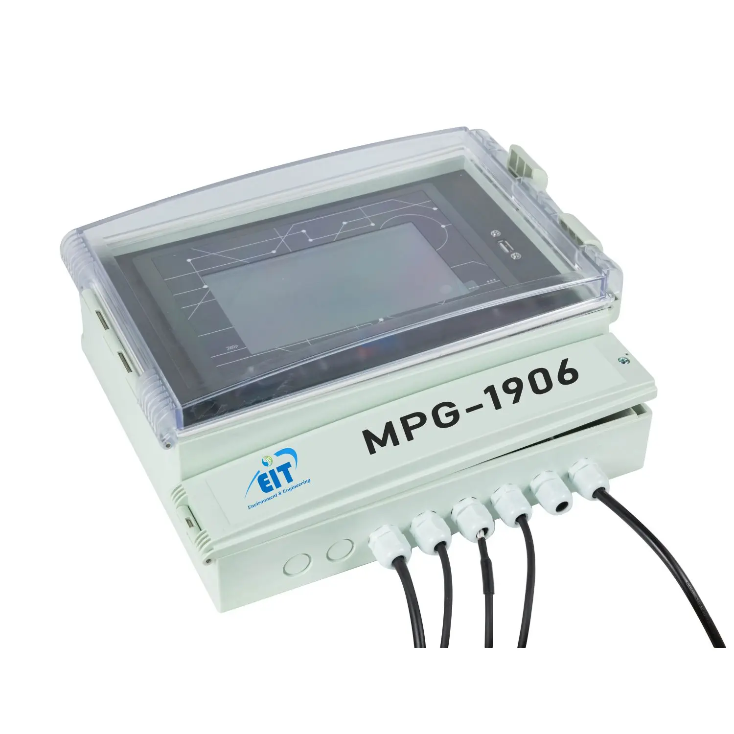 Цифровой rs485 modbus мультипараметрический монитор аквакультура система мониторинга