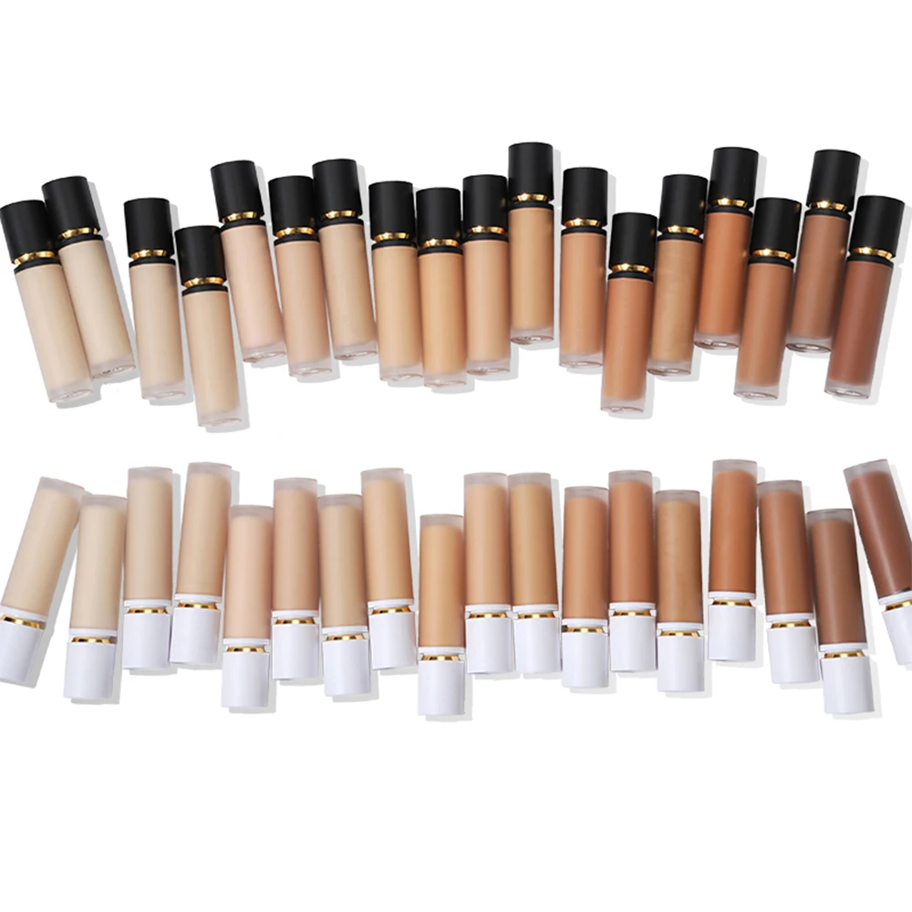 High Quality Vegan Liquid Concealer 18 Waterproof Colors Full Coverage HD Makeup Face Matte Lasting Light Private Label