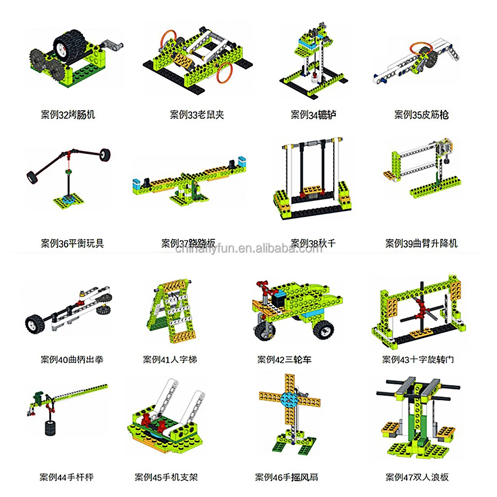 DIYmall 237Pcs Power Function Parts Educational Robotics Construction Technical Building Blocks For Wedo 9686 STEAM Brick Toy