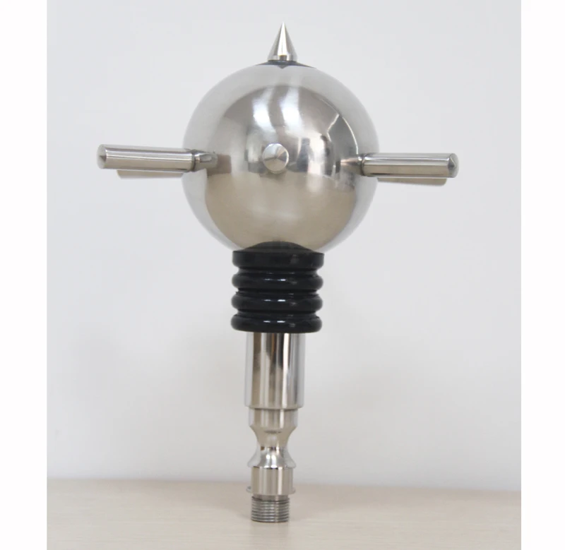 2024 New Design Air Terminal Lightning Rod Custom ESE Stainless Steel Lightning Rod Arrester for tower building