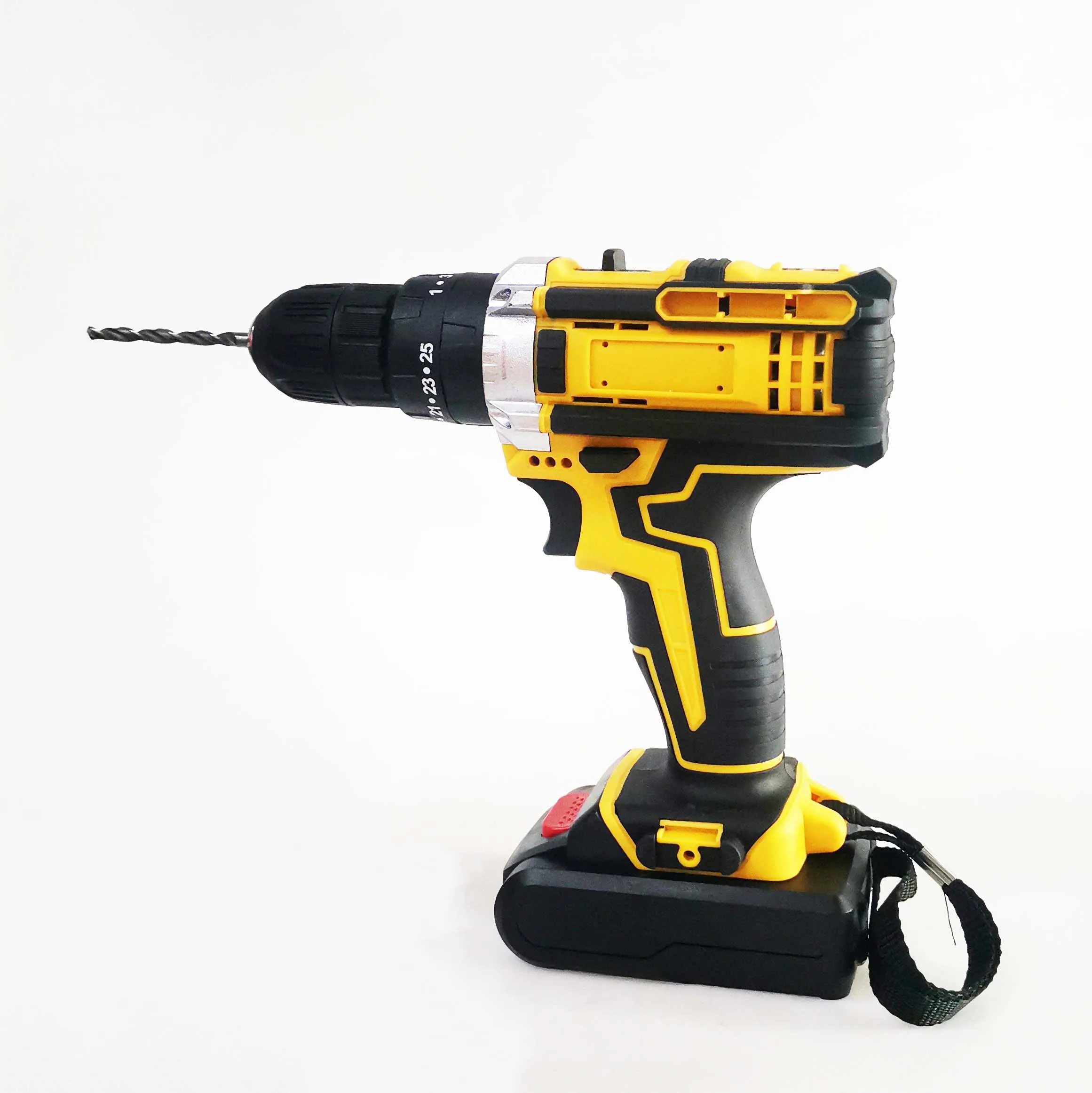 Set Of 3pcs Power Tools Kits Portable Lithium Electric Hammer Drill Brushless Angle Grinder Cordless Wrench Combination Tool Set