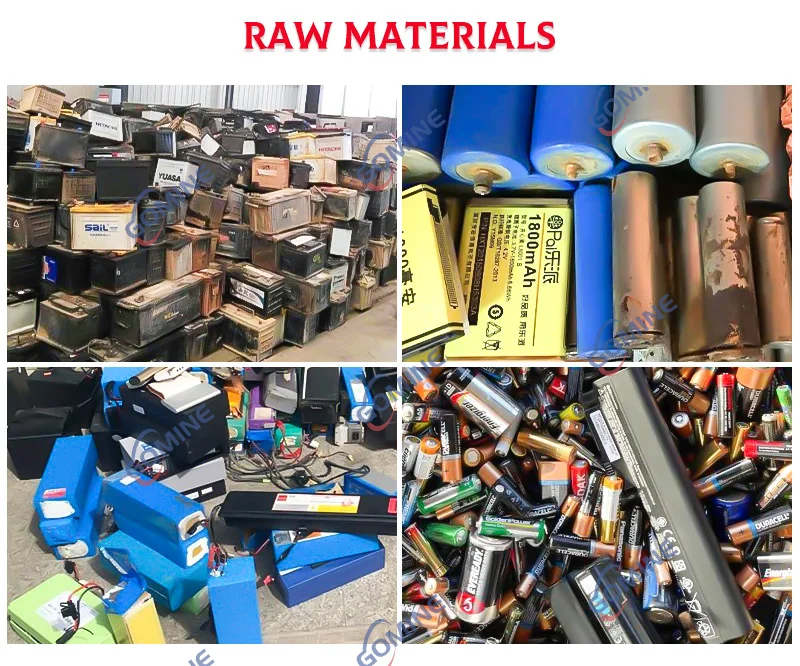 Car Battery Recycling Equipment 500kg/h Lithium Battery Recycle Production Line E Waste