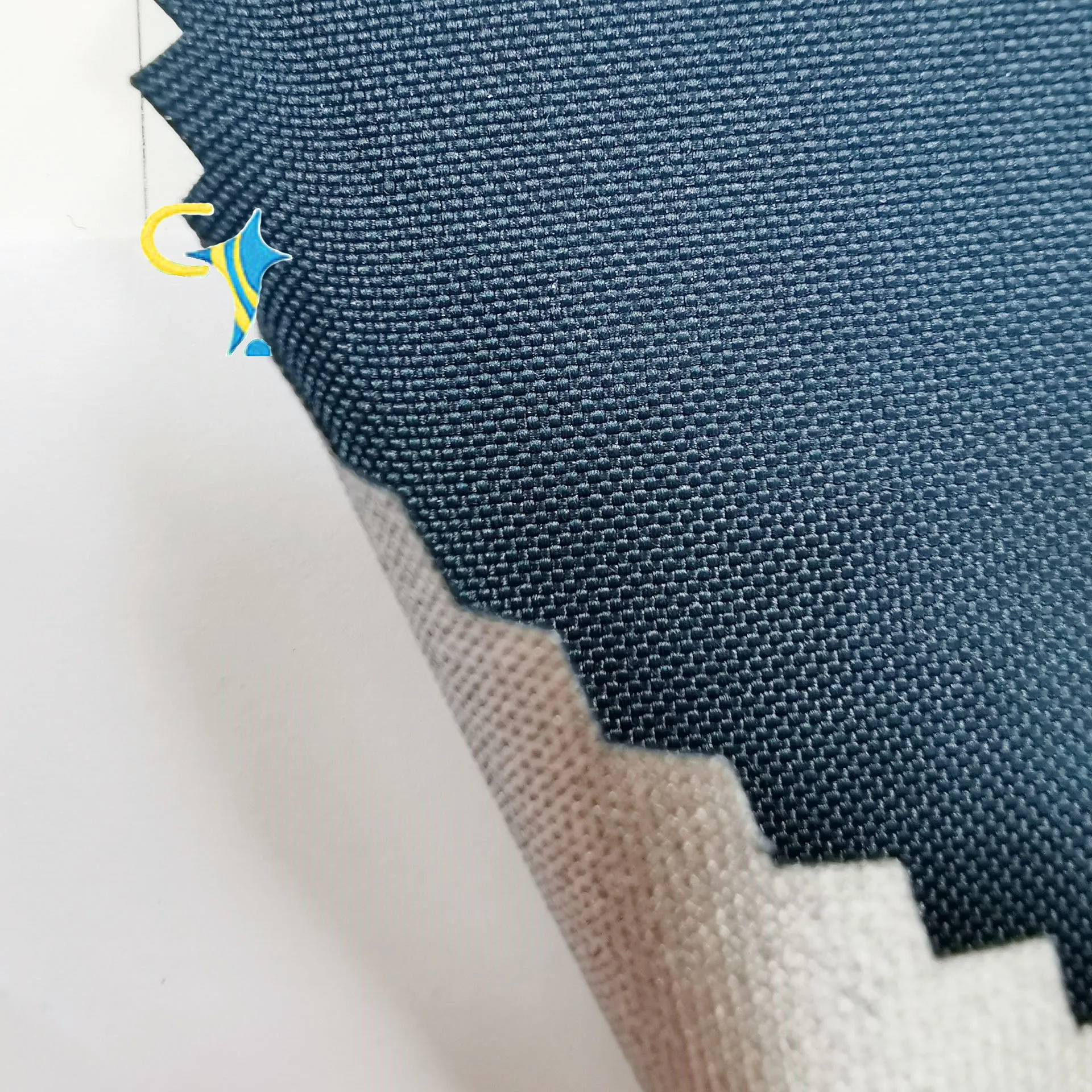 100% Polyester Fabric 300D 3*3-120T Silver coated Used for car and home shading, sunscreen, dustproof