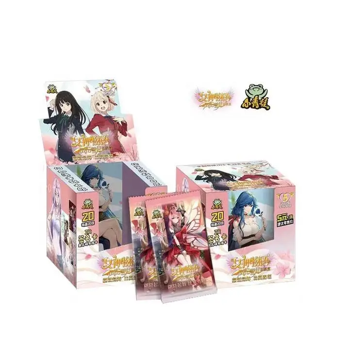 Japanese Anime Wholesale Game Cards Thickened Tr 3d Goddess Story Anime Collection Cards