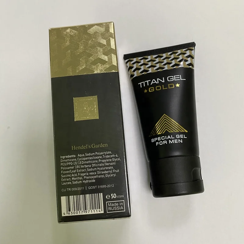Fast Delivery Titan Gel 100% original Russia penis enlarger penis gel titan gold 50ml