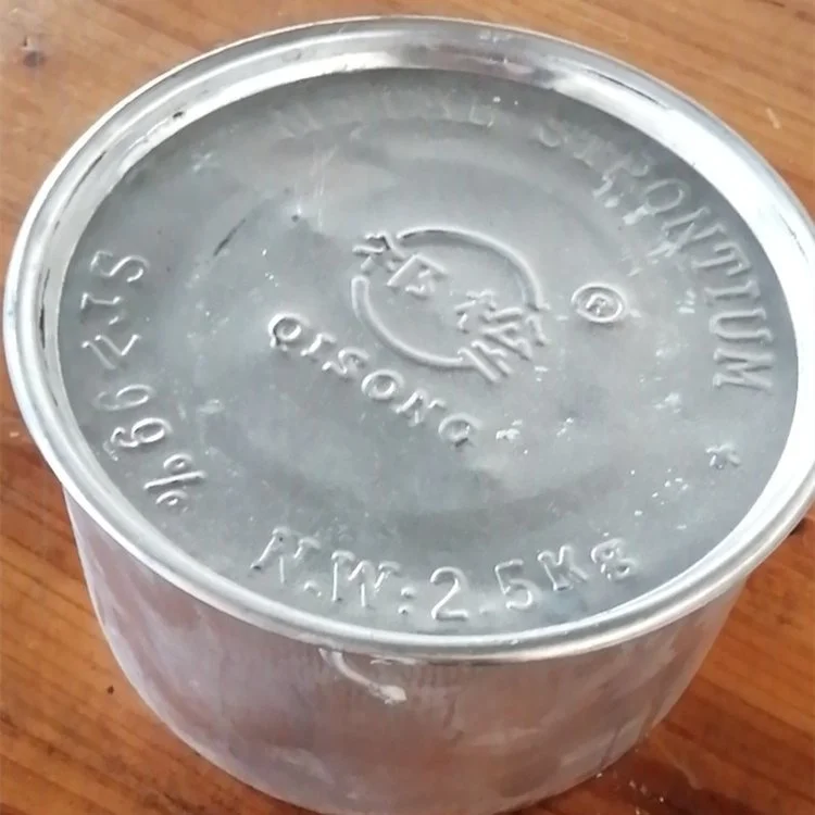 Strontium metal Sr 99%