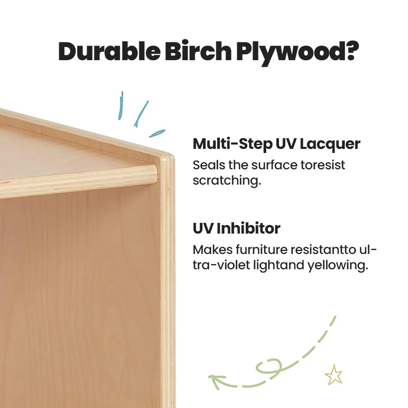 TOP Kindergarten And School Furniture Wooden Toy Storage Box Cabinets Organizing Educational Tools And Classroom Materials