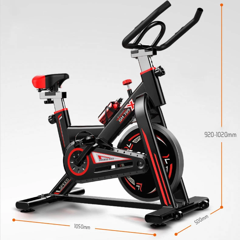
Amazon Adjustable Resistance App Heart rate Monitor indoor spinning bike home fitness bike exercise bicycle 