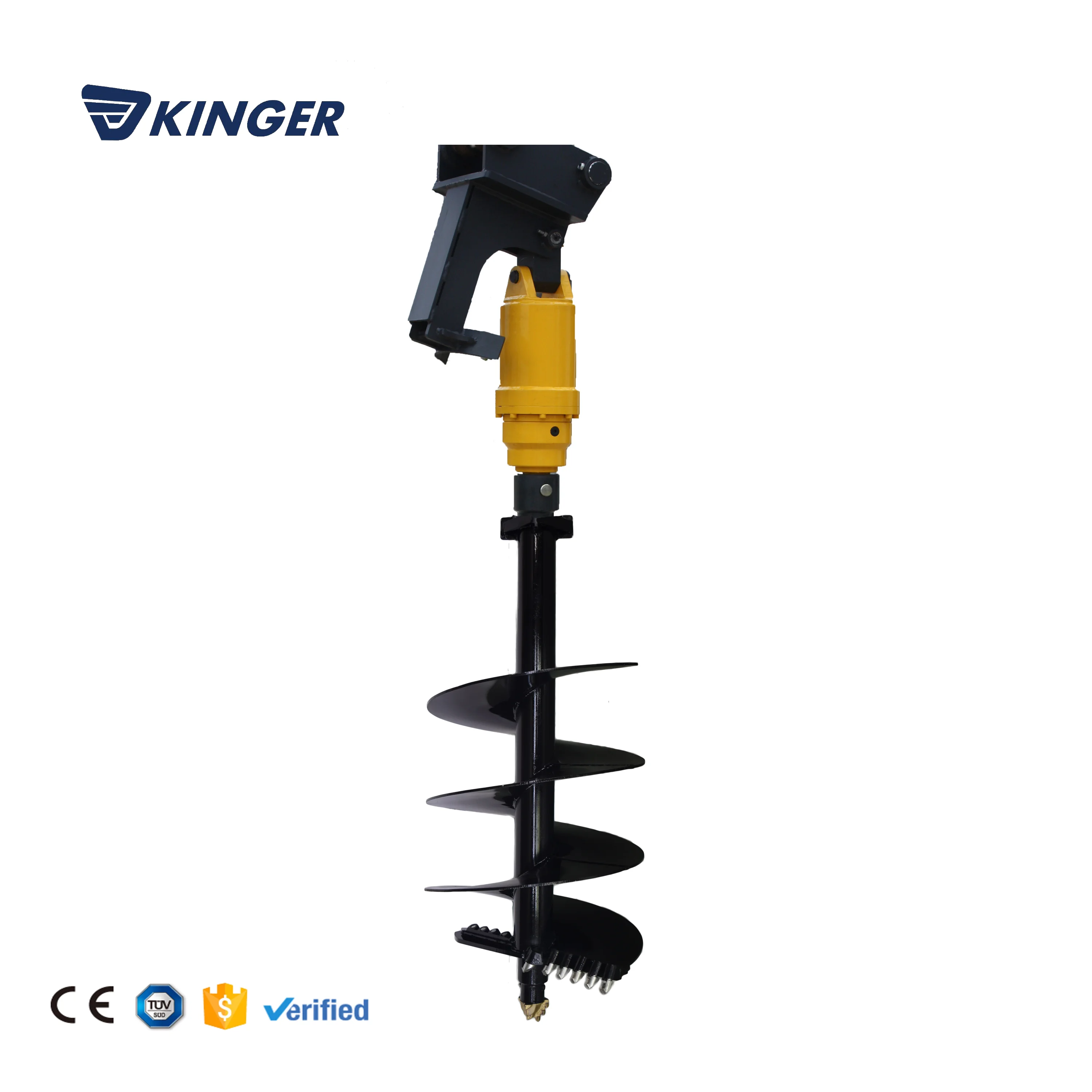 Mini Excavator attachment digging tools earth auger drill