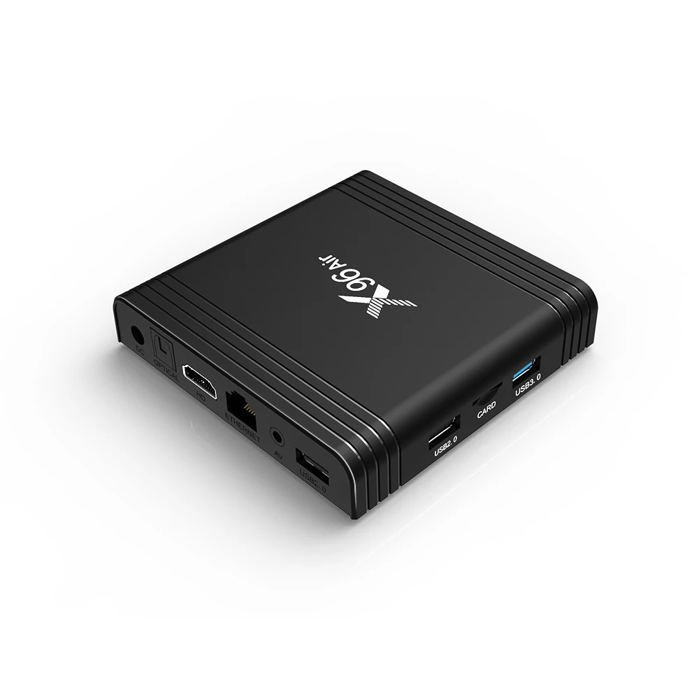  ТВ-приставка x96 air с четырехъядерным процессором Amlogic S905X3 Android 9 0 2 Гб ОЗУ 16 ПЗУ 8K Full HD x96air