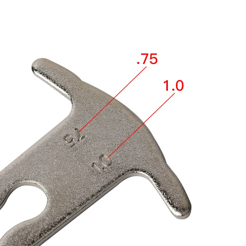 bike mountain bike chain wear replacement detectioncard rail tools Bicycle chaincard test measuring device Ruler highway folding