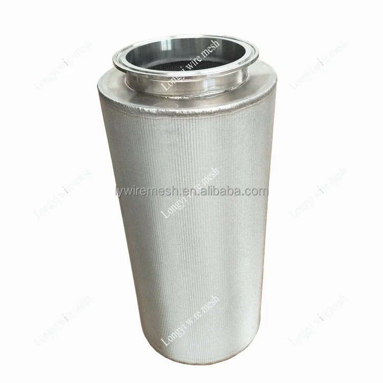 stainless steel filter cartridge 20 micron sintered 316 316L Material filter
