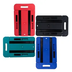 6 колеса красочные регулируемые пластиковые грузовик с плоской платформой сплав железа складной тележки складная корзина для покупок, тележка нагрузки 200 кг