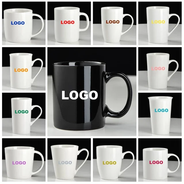 Eco-Friendly Stoneware Sublimation Coffee Cup Custom 11oz Logo Printed Magic Ceramic Mug