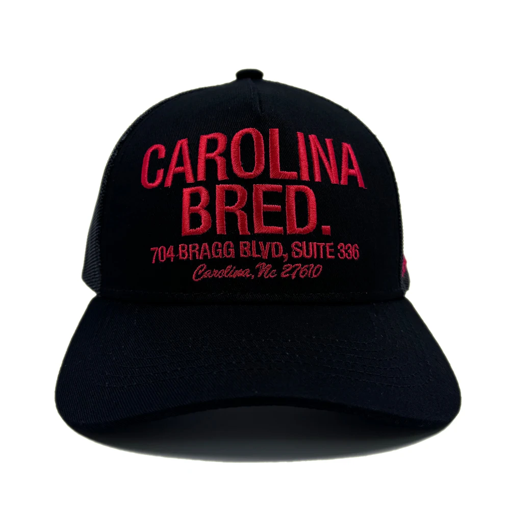 Custom embroidered high profile trucker hat Premium classic street wear baseball mesh snapback 100% cotton 5 panel trucker cap