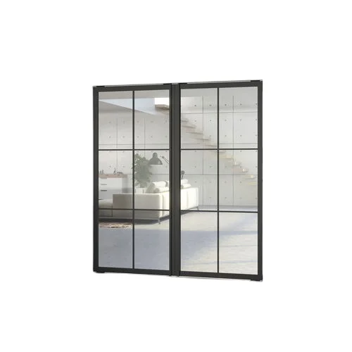 elegant design aluminum tempered glass  interior glass doors interior doors casement door for house and commercial building