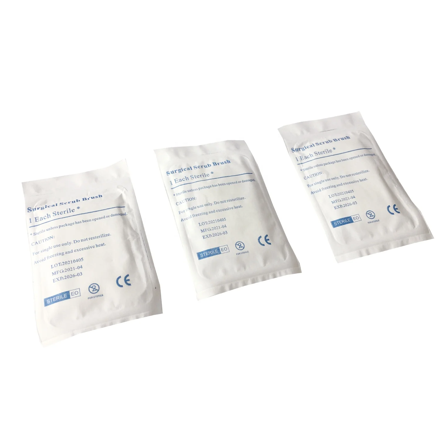 Disposable Medical Hand Cleaning Sterile Dry Surgical Scrub Brush With Nail Cleaner