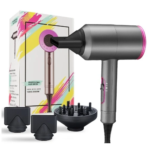 AMZ Hot Seller 2000W Professional  Hair dryer Negative Ion Hair Dryer Household Hand Blow Dryers