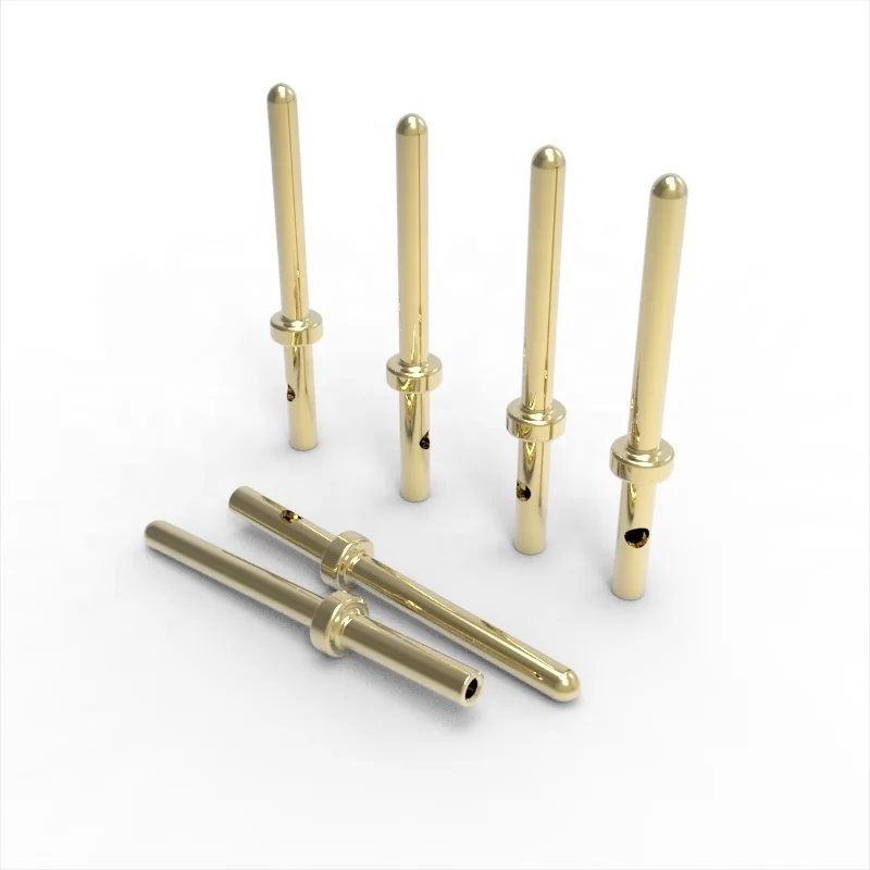 Высокий спрос позолоченный медный терминал OEM Bluetooth зарядный штифт для наушников высокоточные детали обработки на заказ