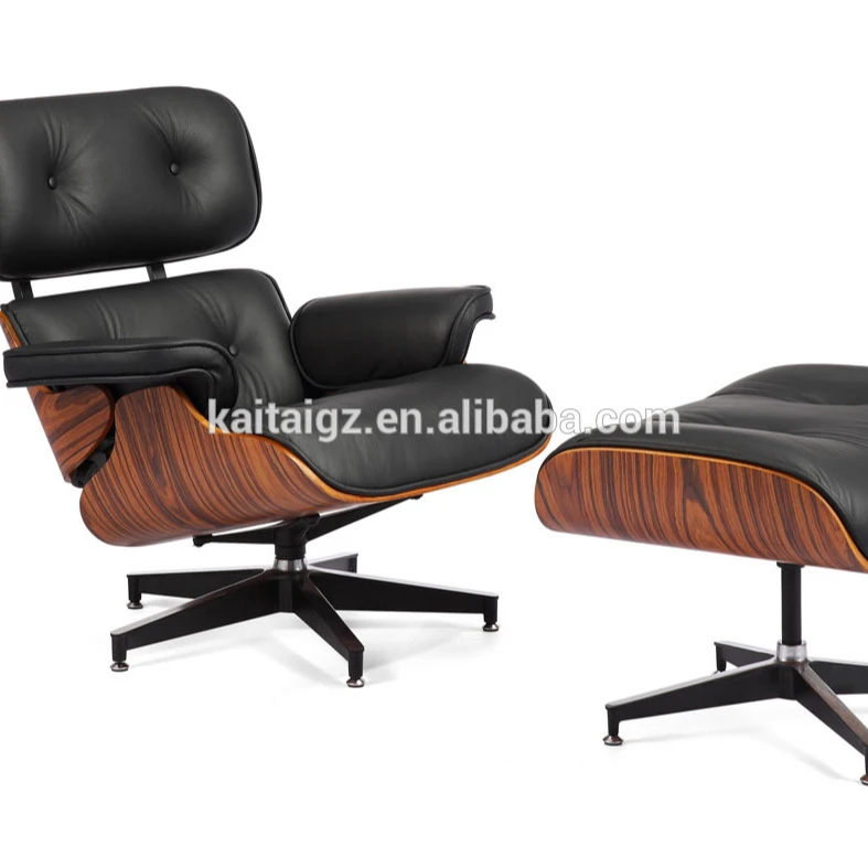 Emas classic chair and footstool for home office