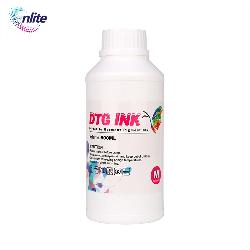 500ml dtg ink for epson printer f2100 l805 ink use in tshirt customized logo printing