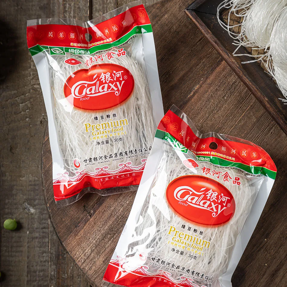 Китайский производитель оптовая продажа вермишель из маг 80 г легко готовящаяся сушеная стеклянная лапша быстрого приготовления упакованная в пакеты