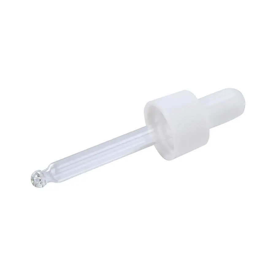 18mm 20mm 22mm 24mm Neck Bent Ball Tip Pipette Droppers with Screw Cap