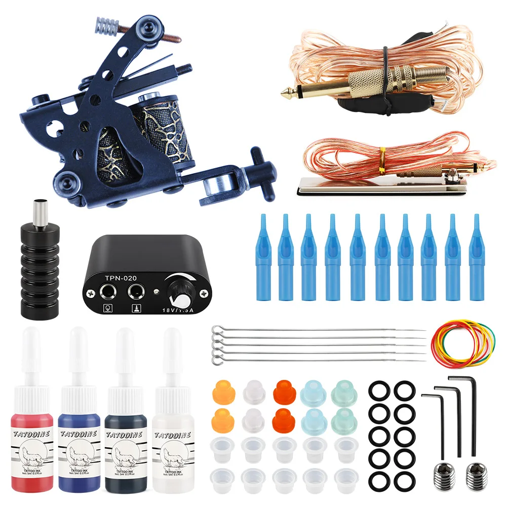 
Wholesale Tattoo Supplies Professional Tattoo Kits Two Tattoo pens machine gun 