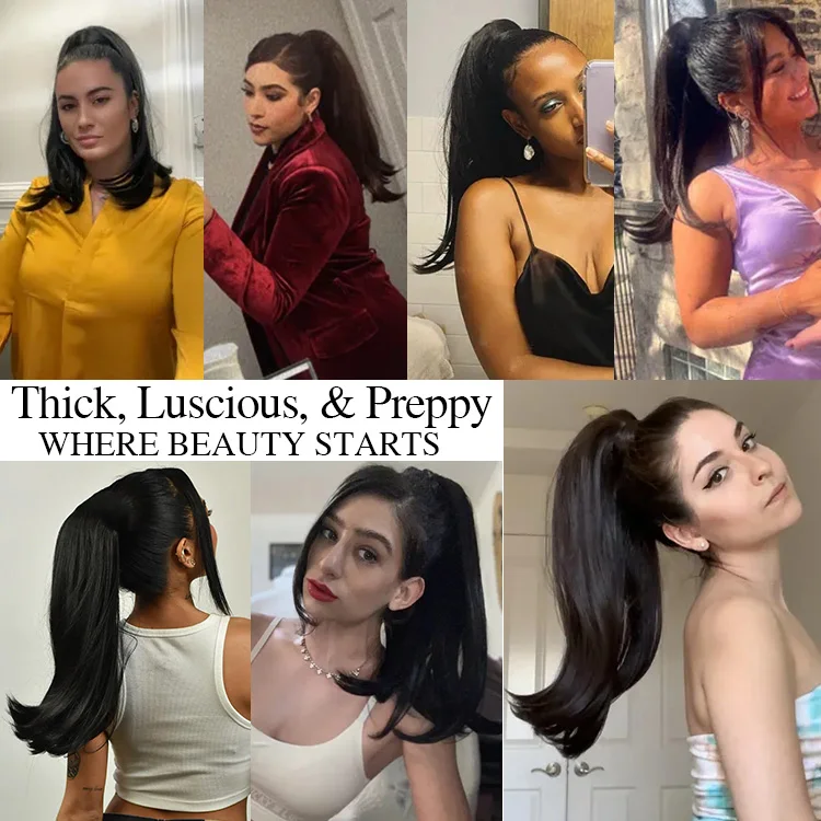 Julianna Wholesale High Temperature Fibre Heat Resistant Natural Curly Hairpiece Synthetic Extensions Hair Drawstring Ponytail