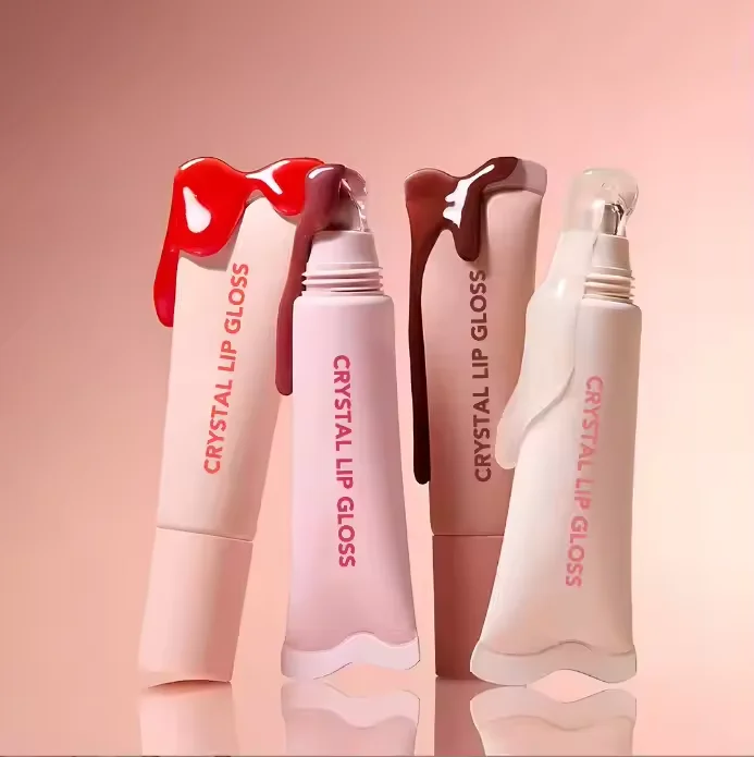 Low Moq Crystal Custom Lip Balm Wholesale Ipgloss Base Hydrating Vegan Lip Gloss Private Label