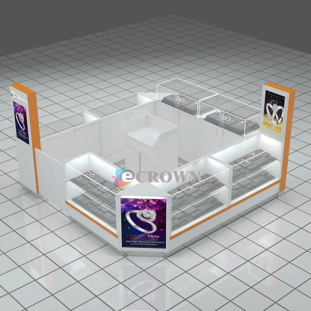 Marble Design Display Cos Masquerade Jewelry showcase