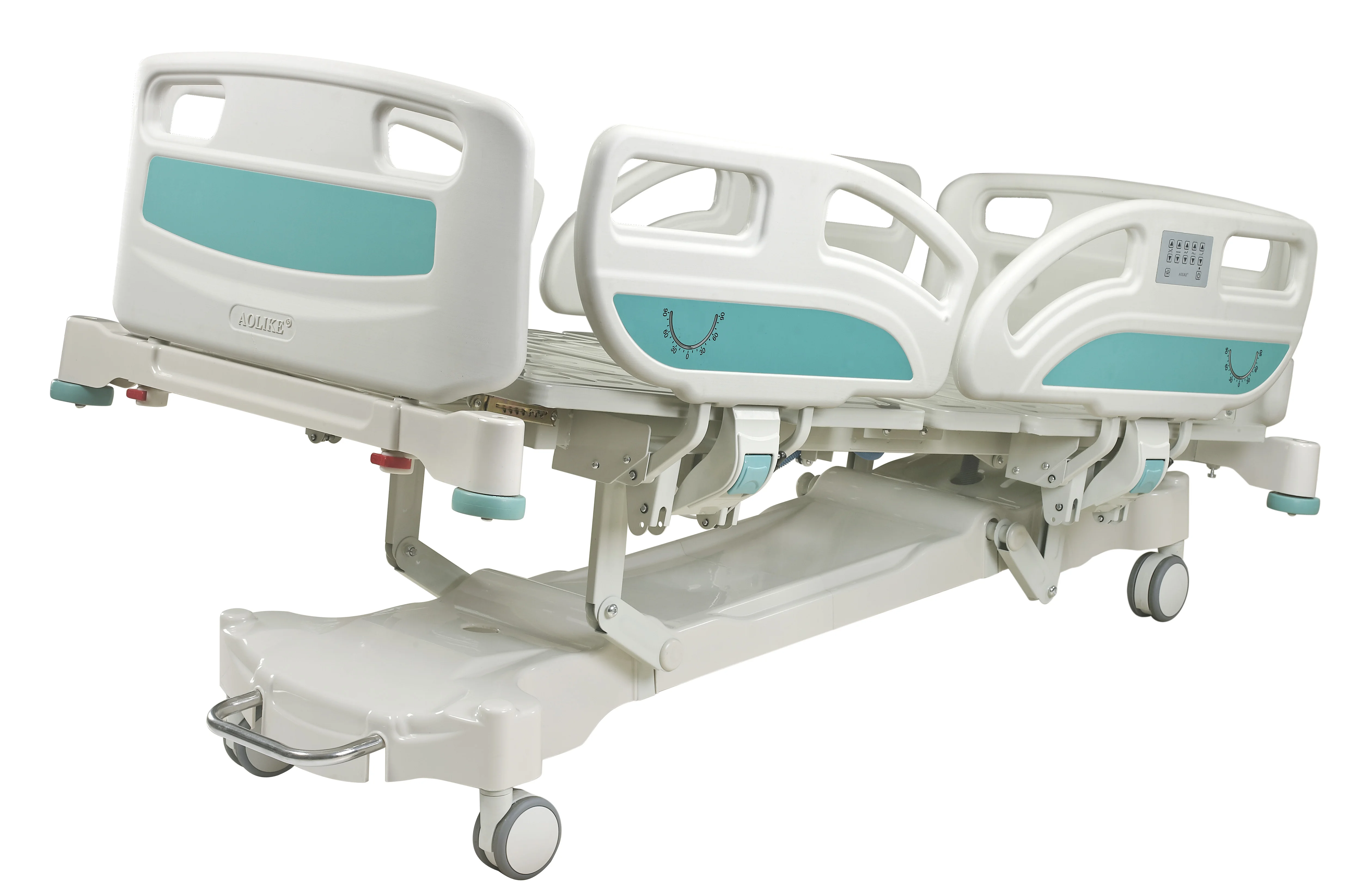Best-selling 5 function electric hospital bed with remote ICU CCU patient medical bed for sale