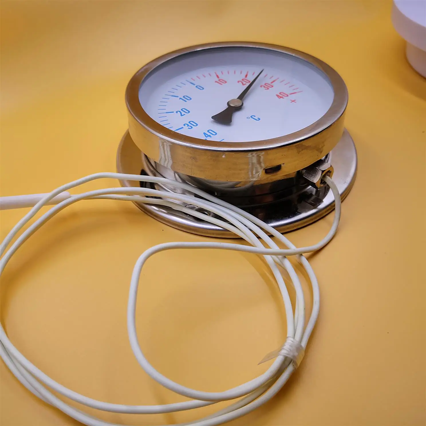 Panel Mounted Capillary Thermometer With Front Flange fridge thermometer