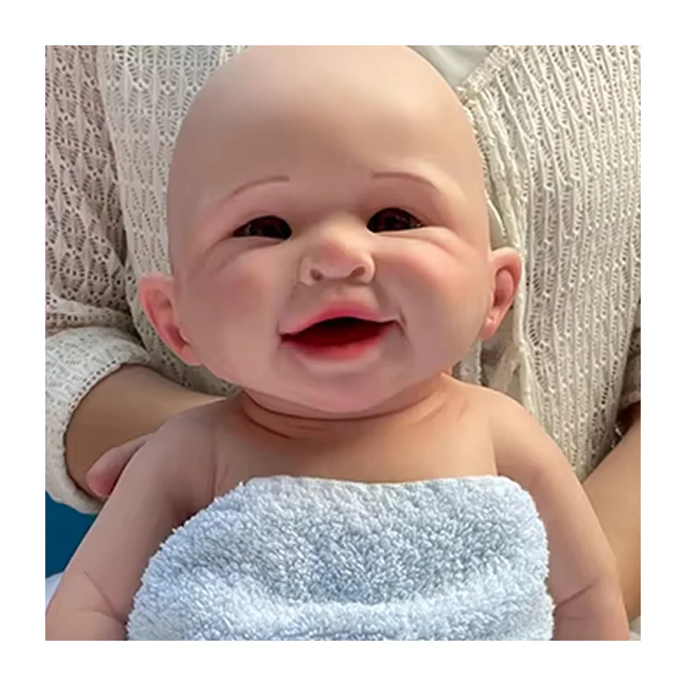 Urchoice 19 Inch Whole Body Silicone Reborn Baby Doll Unpainted Diy Artist Collection for Parents Nursery Babycare Girl Toy