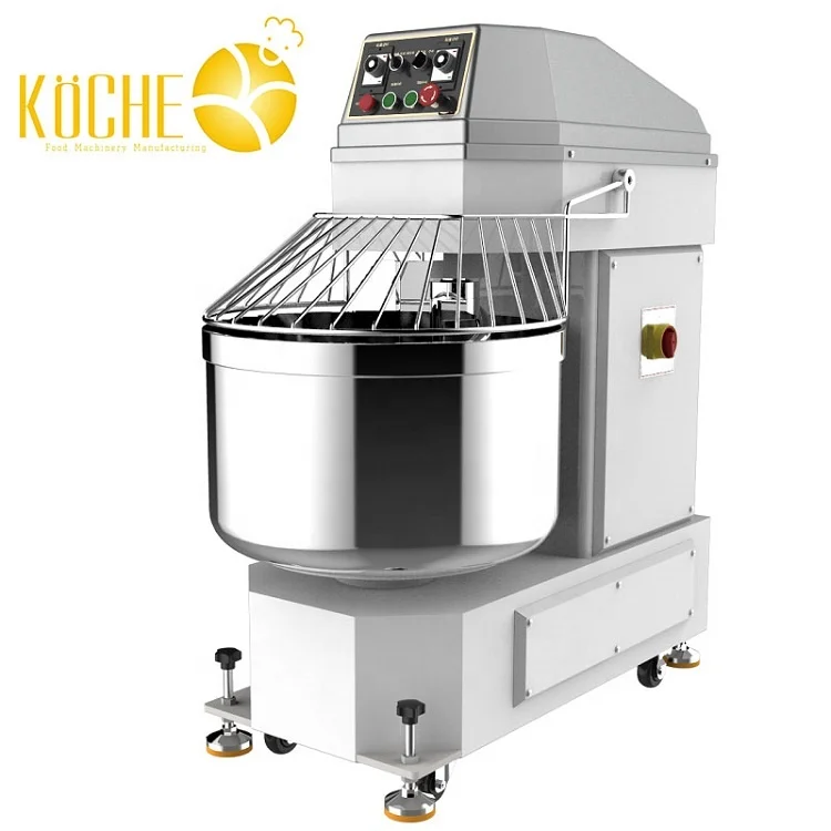 50kg Double speed mixer flour mixing baking machine bread making machine  Spiral Dough Mixer