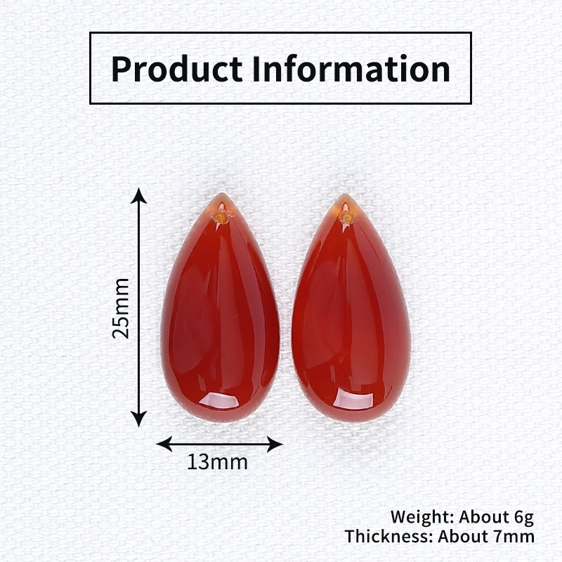 Gemstone Earings Jewelry Women, Natural Red Agate Drop Earrings Beads, Natural Gemstone Jewelry, Water Drop Earrings