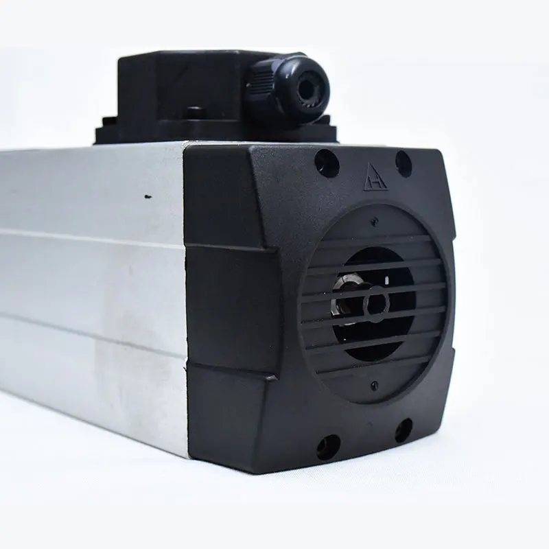 jst spindle 6kw square air cooled spindle motor 380v 18000rpm for cnc router parts