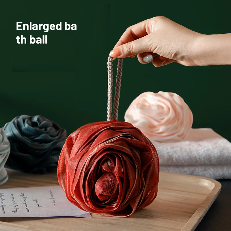 Factory Customized Shape/Color/ Logo/Packaging Rose Bath Ball 70g/60g/50g Bset Gift