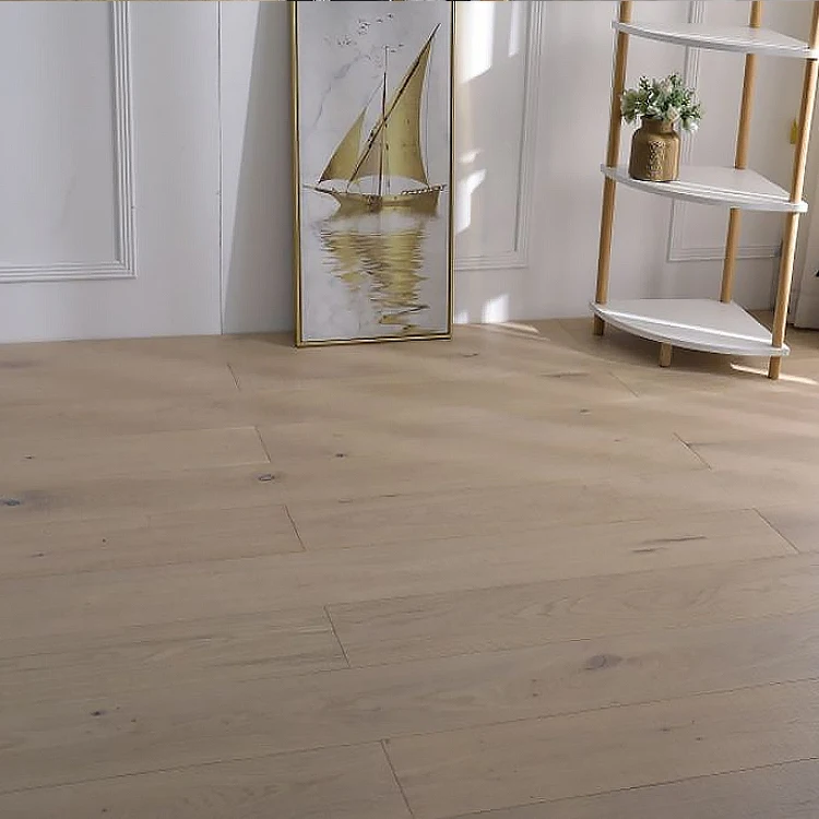 New Arrival Color Engineered Timber Oak Flooring White Brushed Parquet Oak Solid Hard Wood Flooring Fumed Hardwood Oak Flooring