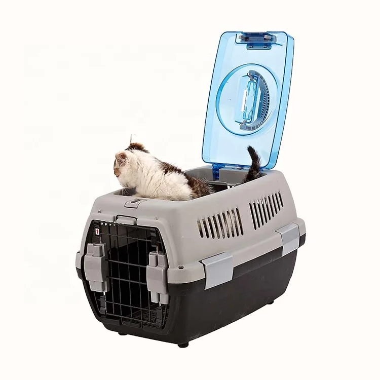 Airline Approved Hot Selling Portable Small Luxury Plastic Dog Pet Cages, Carriers