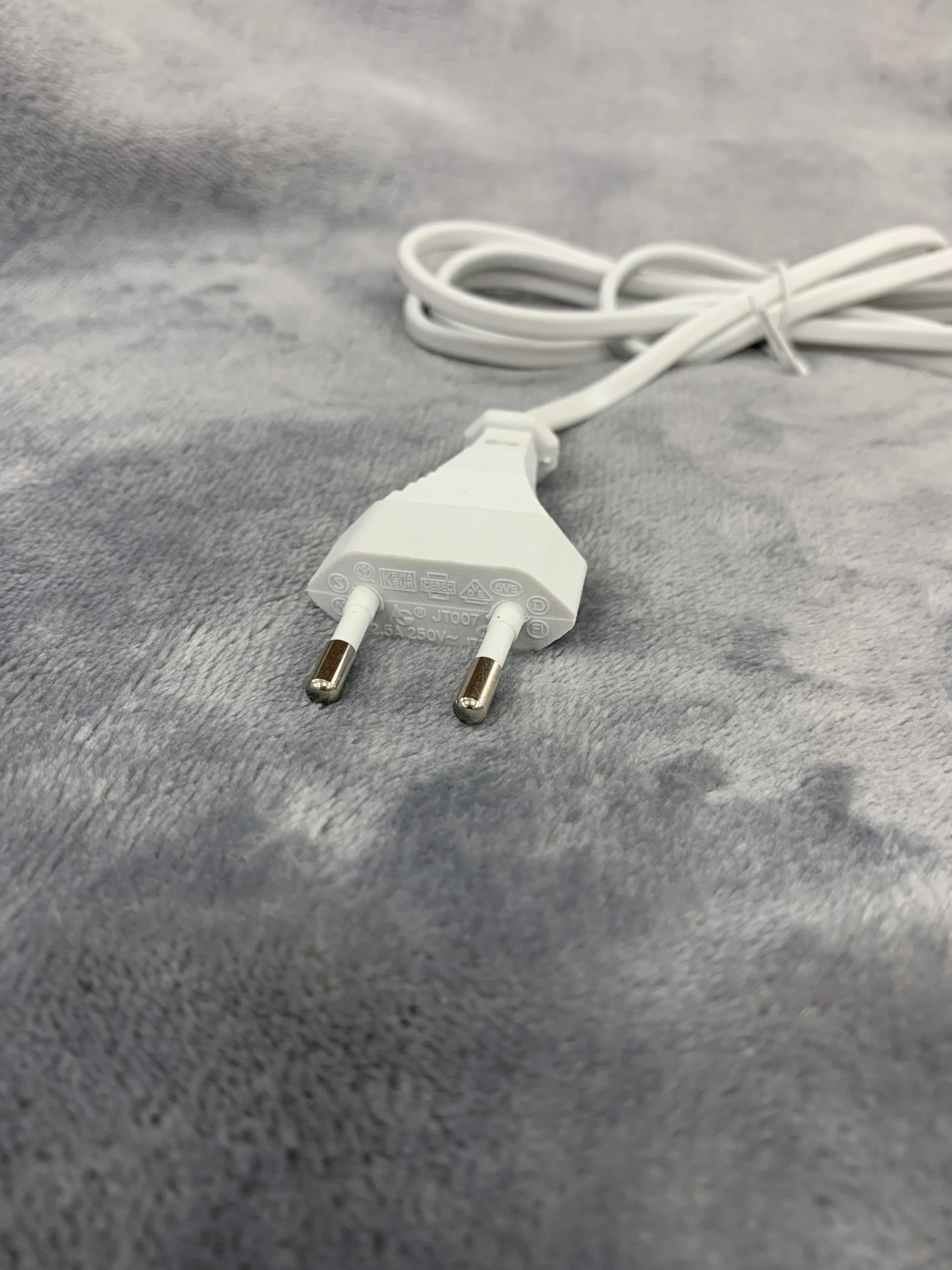 Customized LOGO Soft Plush Washable  Reversible Flannel Throw Electric Heated Blanket