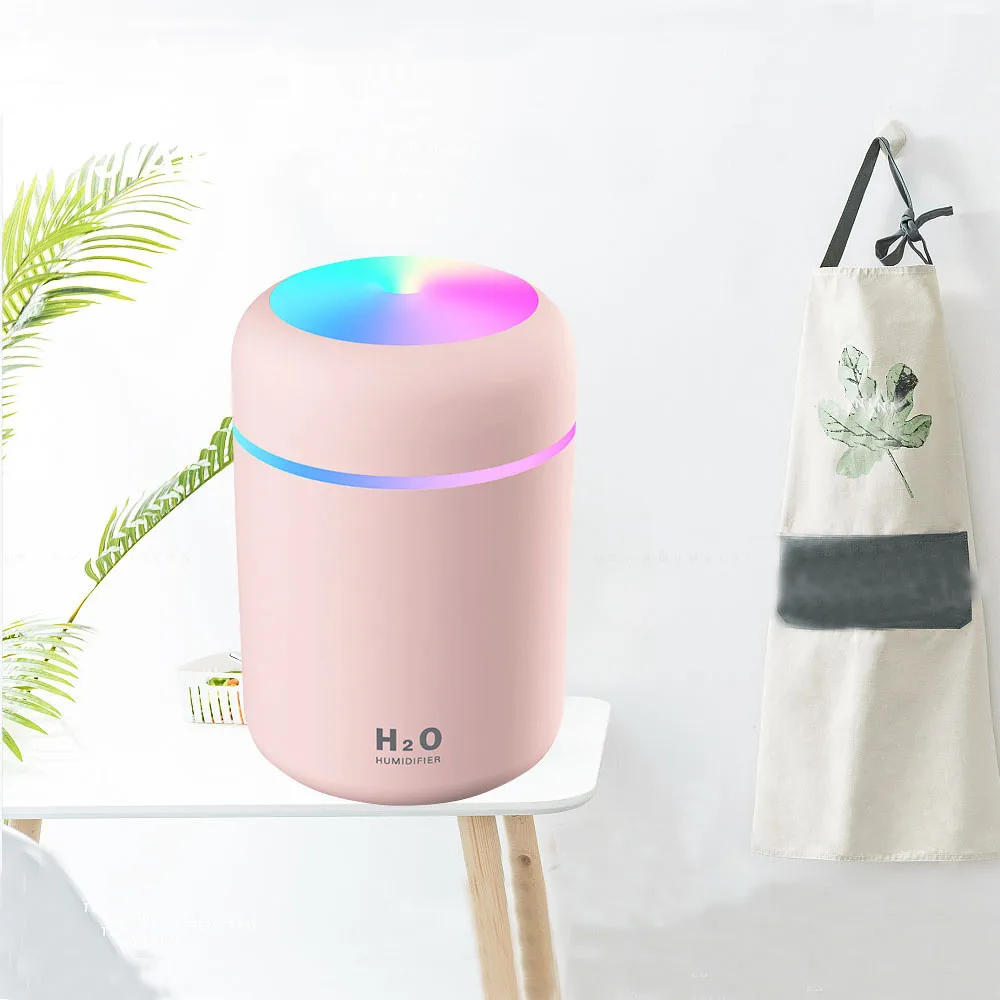 Wholesaler second generation H2o Cool Mist Usb Mini Portable Ultrasonic Led Diffuser Car Room or Personal Space Air Humidifier